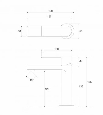 NOOK BAT.LAVABO C-01-100MB