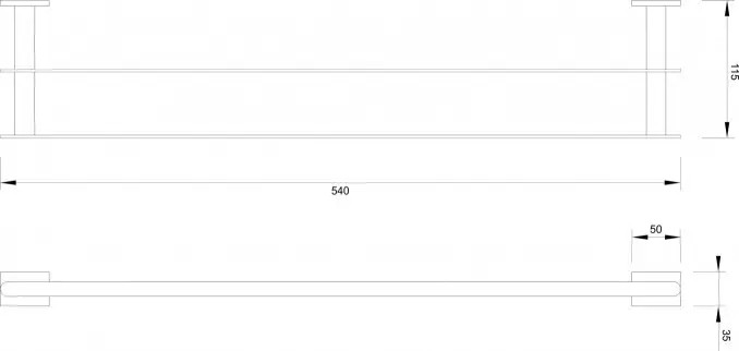 M 20725B DRŽAČ PEŠKIRA DUPLI