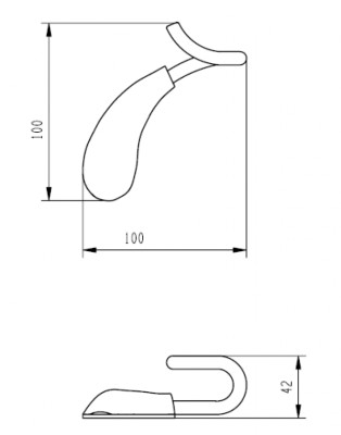 M C-03-501 DRŽAČ BADE MANTILA