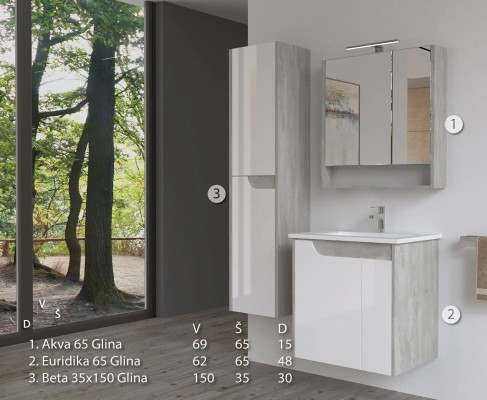 VERTIKALA BETA 35X150 GLINA