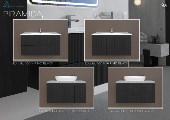 ORMARIĆ EURIDIKA 100H/VPIN/BLA