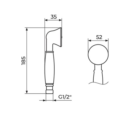 TUŠ RUČICA-BRASS-BRONTEE PTRNB