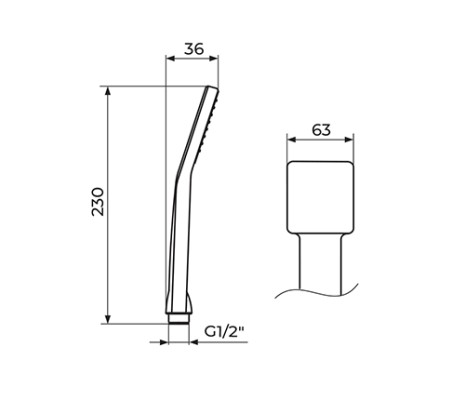 TUŠ RUČICA PTREC7 CUBO3