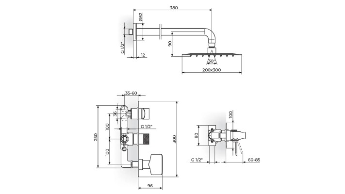S2 BAT.TUŠ KADA UGRADN.231605B