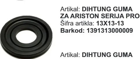 DIHTUNG GUMA ZA ARISTON PRO