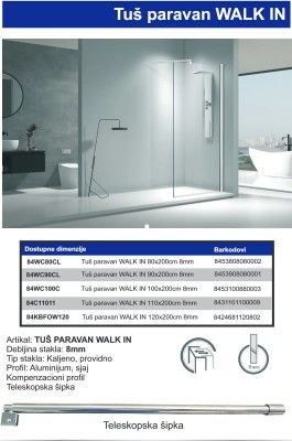 PAR.WALK IN 100x200cm 8mm