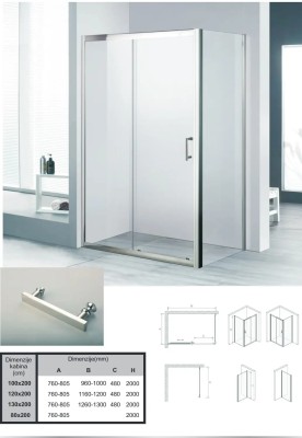 PARAVAN KAYRA 100X200cm 6mm