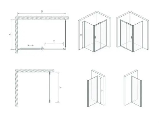 PARAVAN KAYRA 80x200 6mm BOČNO