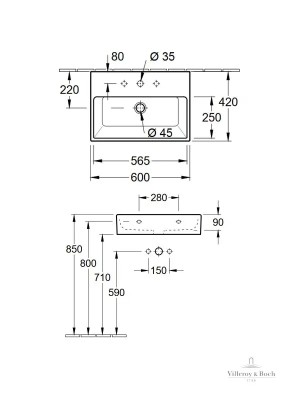LAVABO MEMENTO 60X42 51336001